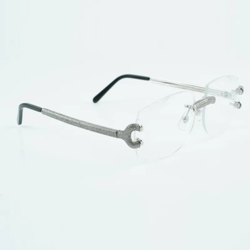 New luxury transparent lens micro paved diamond metal claw lens size 18-135mm - Image 4