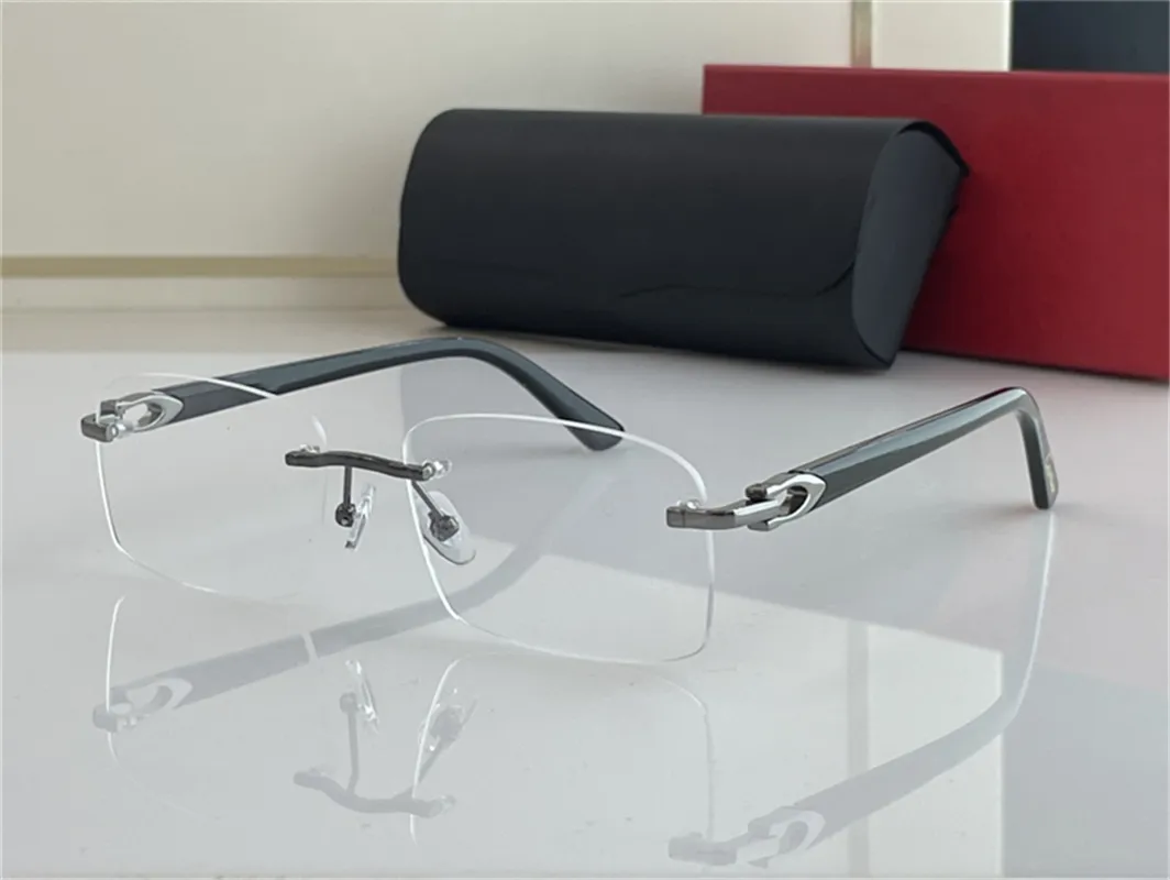 Black Buffalo Horn Sunglasses with White Lenses – 2025 - Image 6