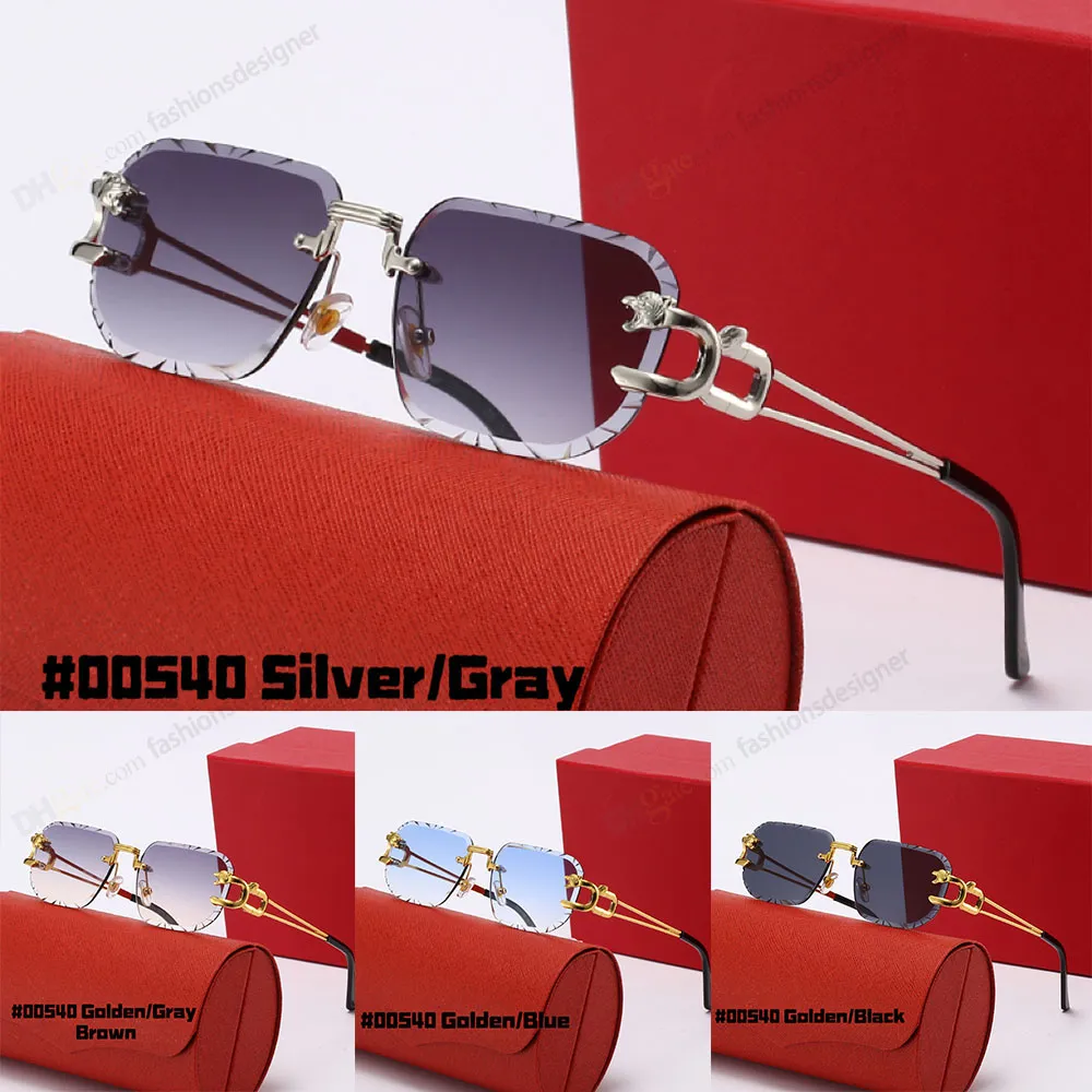 Designer sunglasses for women rimless diamond cut lenses sunglasses buffalo horn beach lunette de soleil glass cut occhiali da sole exquisite glass cut sunglasses - Image 6