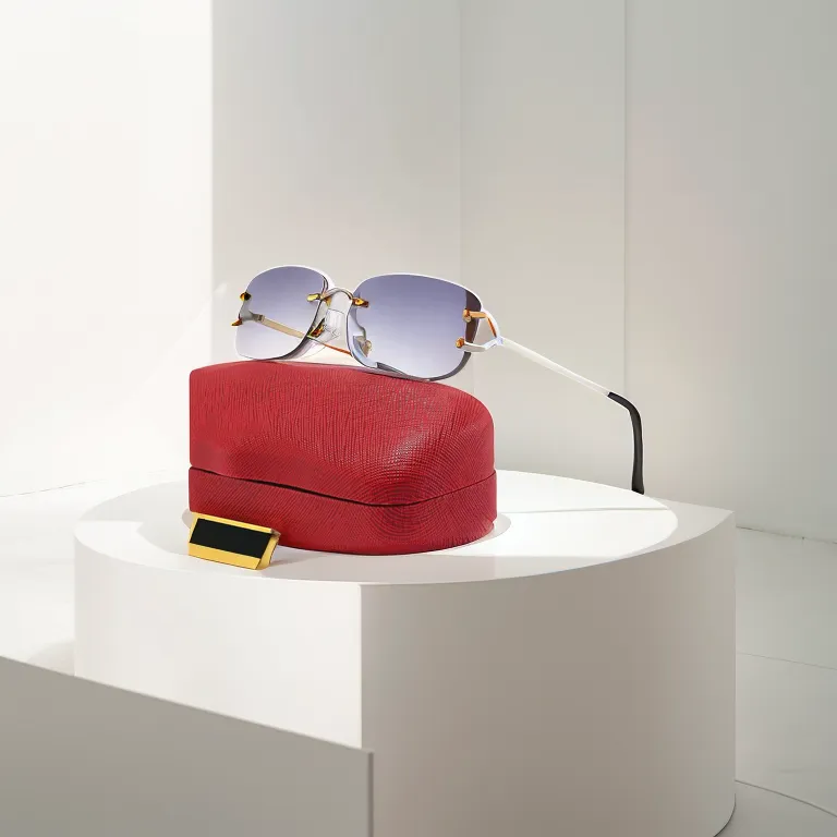 Designer women sunglasses fashion metal frame glasses men eyeglasses sun protection shading for summer outdoor driver - Image 6