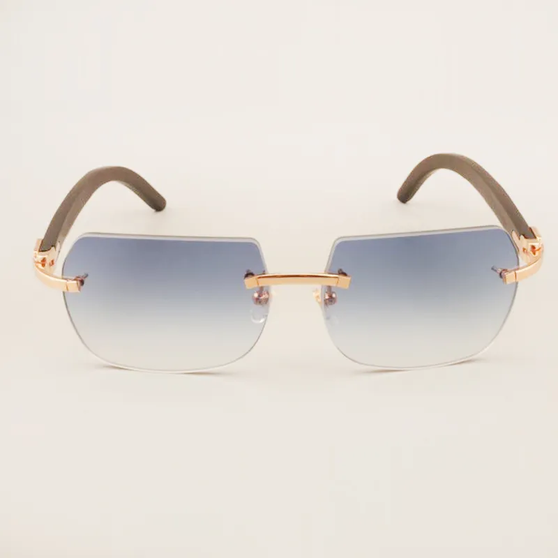 solid wood black temple sunglasses decorative wooden frame sunglasses all natural - Image 6