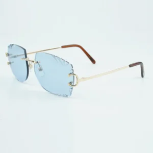 new product ultra light metal leg glasses and cutting lenses 3.0 thickness size 18-135mm