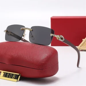 Rimless diamond cut glasses lastest fashion womens outdoor luxury sunglasses designer bulk sunglasses for men adequate sunglasses box case