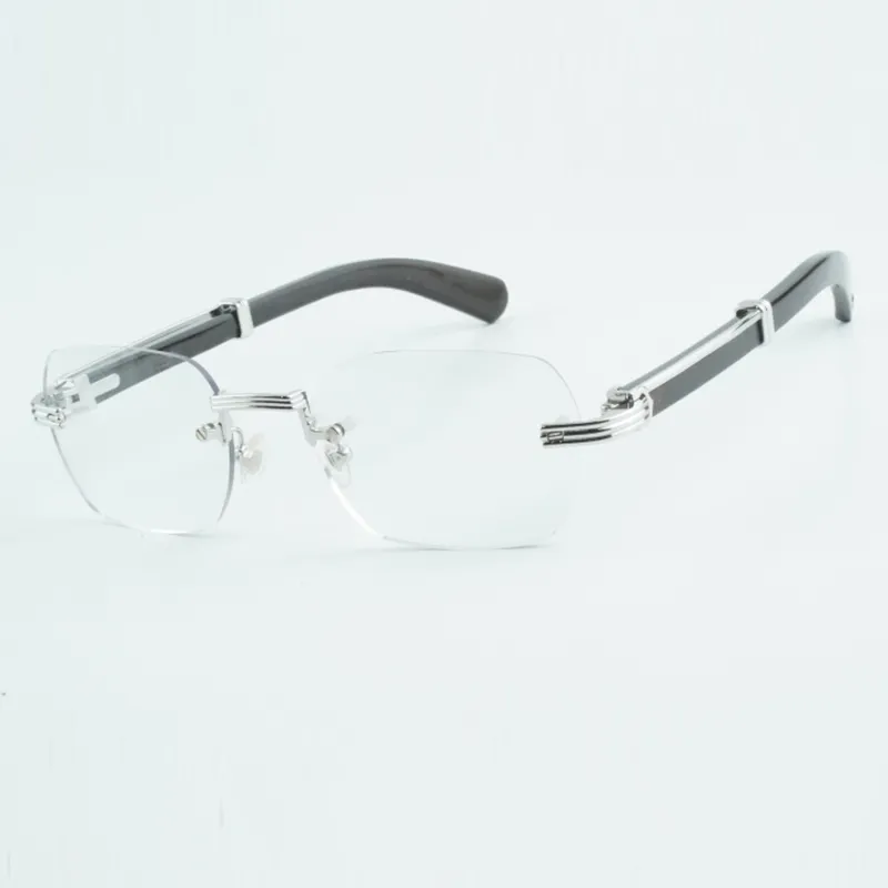 High quality transparent lenses with high end enlarged buffalo horn leg glasses size 53-18-145mm - Image 6