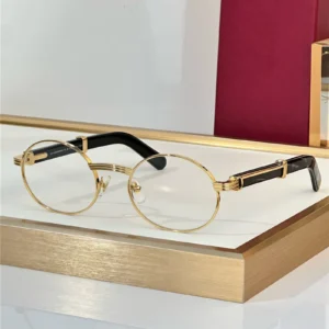 New fashion design oval sunglasses 0464S metal frame acetate temples simple and popular style high-end outdoor UV400 protection