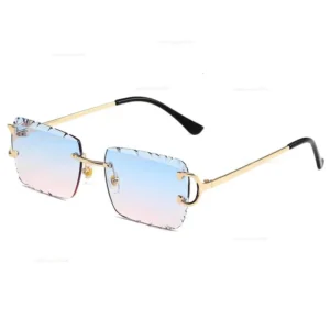 E women designer for driving sunglasses lunette men outdoor protect classic fashin rimless shade glasses rectangle buffalo horn sunglasses wo protct