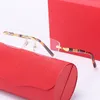 Woman Designer Sunglasses Mens Fashion Round Clear Lens Frame Sun Glasses Wood Rimless Sunglasses Vintage Fish - Image 2