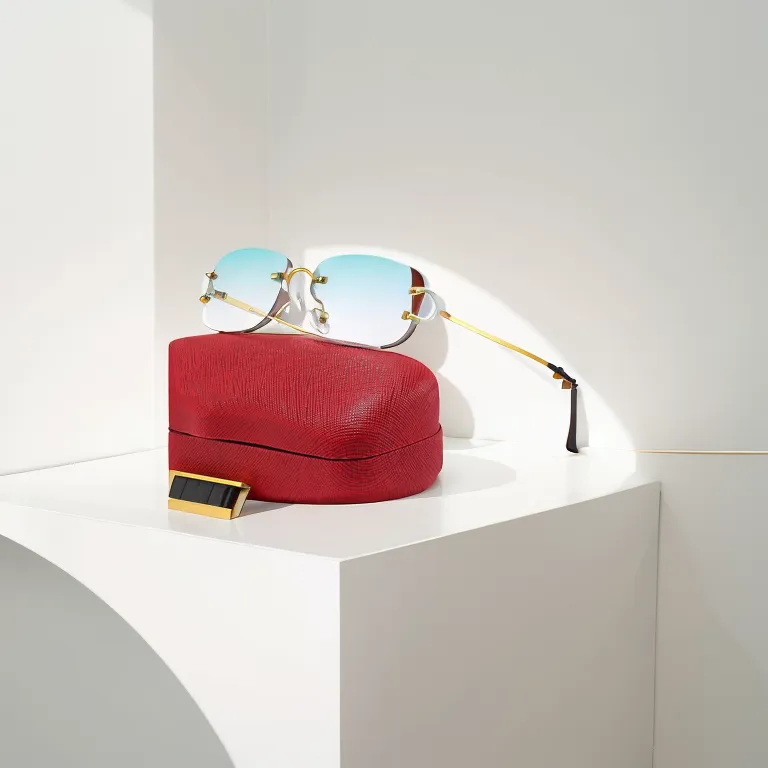 Designer women sunglasses fashion metal frame glasses men eyeglasses sun protection shading for summer outdoor driver - Image 2