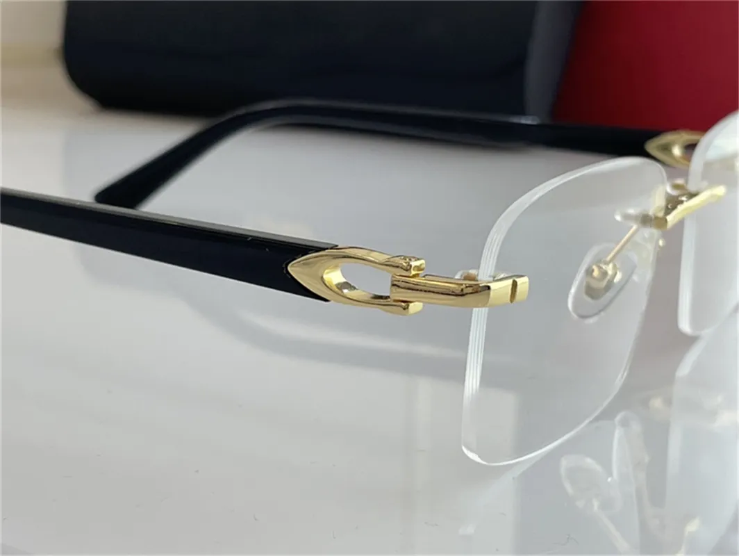 Black Buffalo Horn Sunglasses with White Lenses – 2025 - Image 2