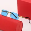 Woman Designer Sunglasses Mens Fashion Round Clear Lens Frame Sun Glasses Wood Rimless Sunglasses Vintage Fish - Image 3
