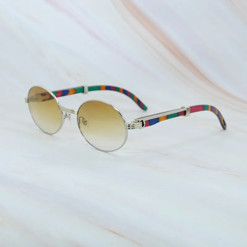 Classic carter sunglasses men wood glasses frame shades brand sunglasses oval luxury designer glasses round wooden shades eyewear - Image 5