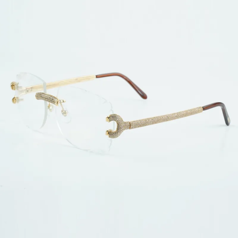 New luxury transparent lens micro paved diamond metal claw lens size 18-135mm - Image 6