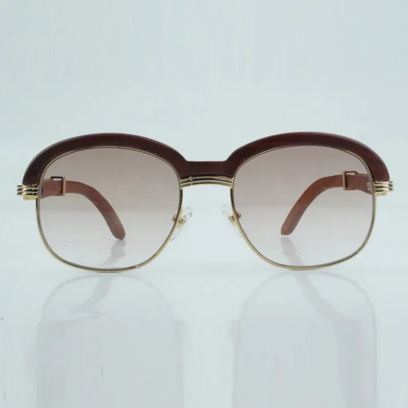 High quality natural color wooden cross browed sunglasses wooden full frame fashion high end sunglasses size 60-18-135mm - Image 8