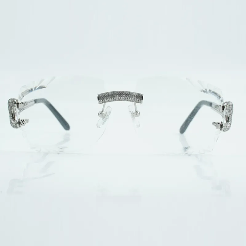 New luxury transparent lens micro paved diamond metal claw lens size 18-135mm - Image 9