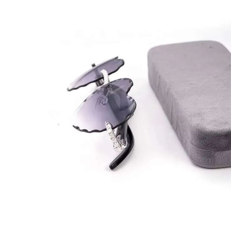 2024 Newly designed moissanitegra certificate heart shaped special fashion sunglasses - Image 4