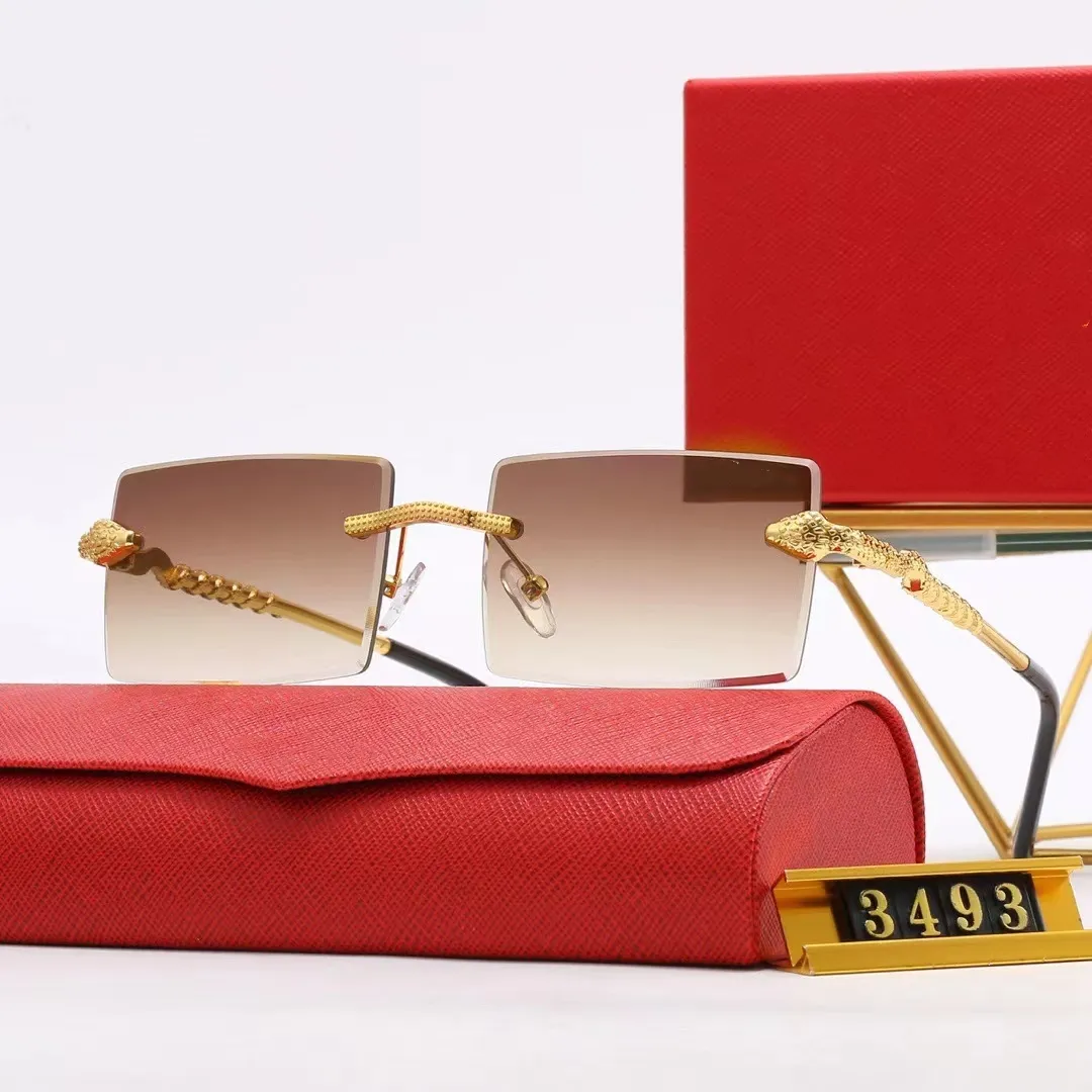 Round Gold Metal Sunglasses with Blue Lens – 2025 - Image 5