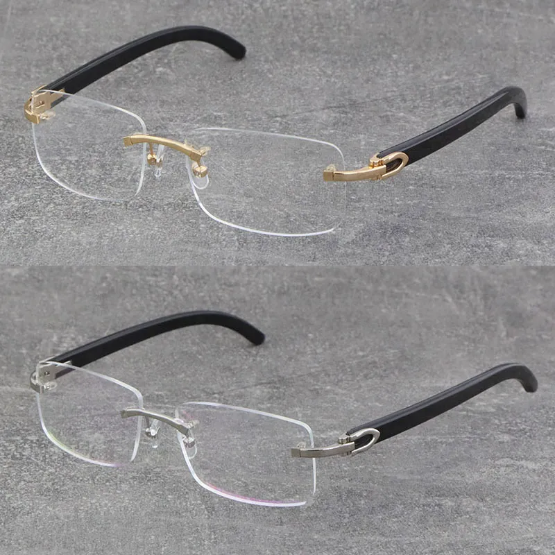 Buffalo horn eyeglasses unisex optical frame quality white inside black 57-18-140mm - Image 7