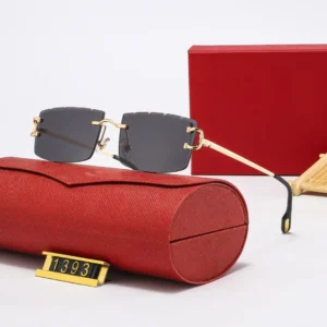 Sunglasses for men and women summer style retro plate full frame fashion random box