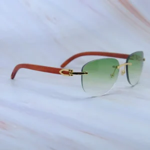 Oval Rosewood Sunglasses Retro Stylish Carter Designer Luxury Sunglasses For Men Shades Eyewear Outdoor Sunglass Gafas D
